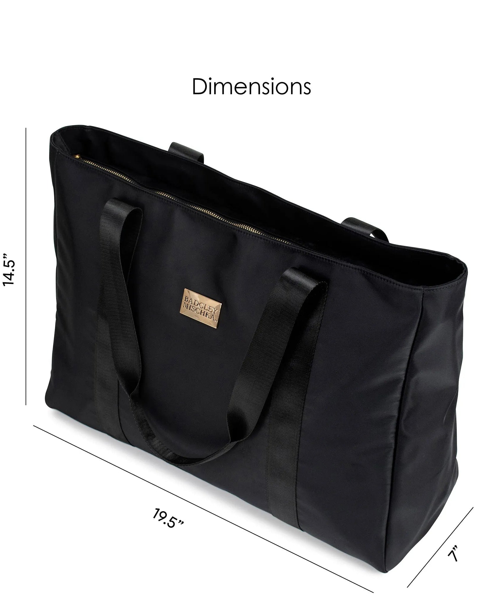 Unkomplizierte Nylon-Weekender-Tasche