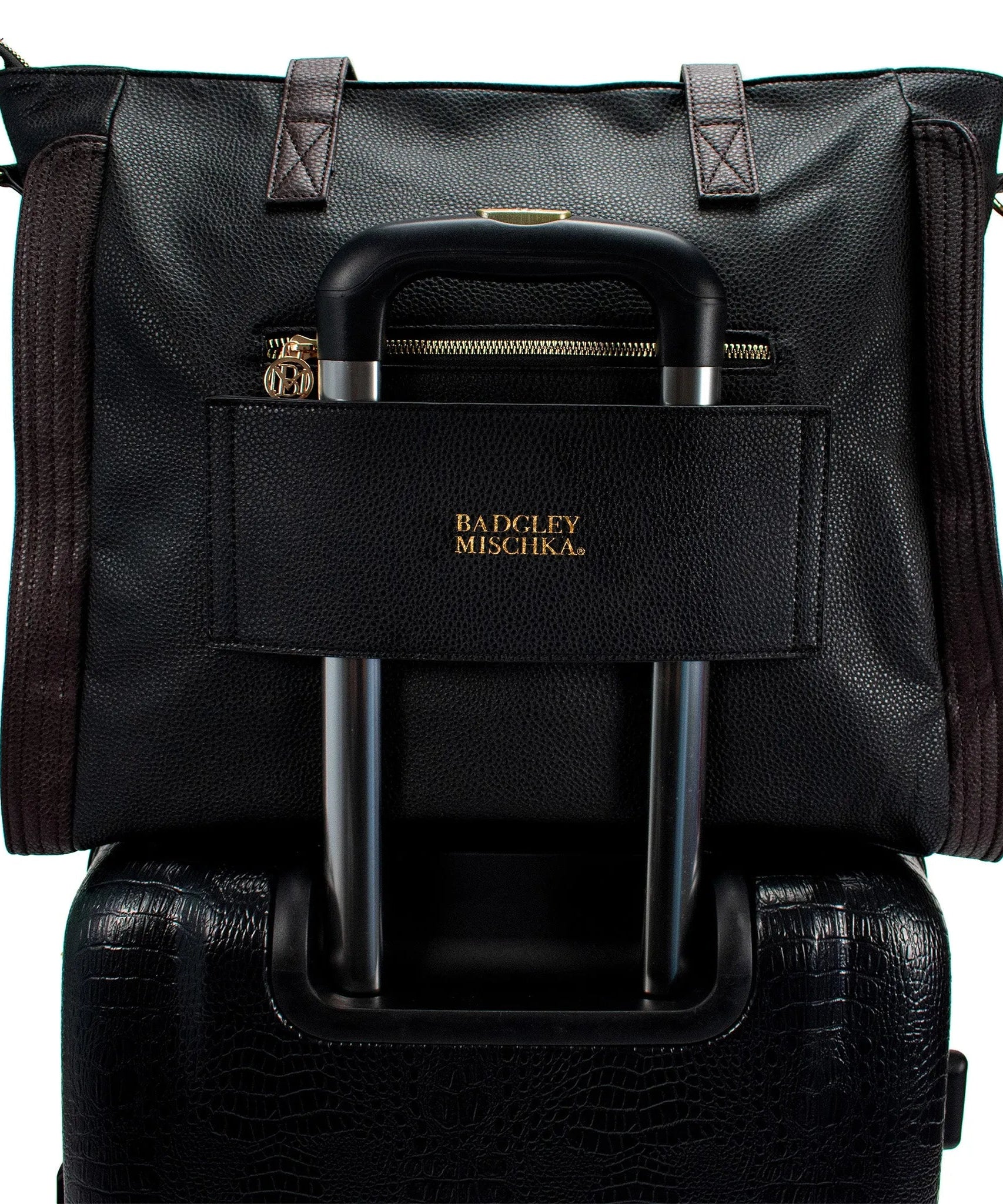 Reisetasche Rose aus veganem Leder