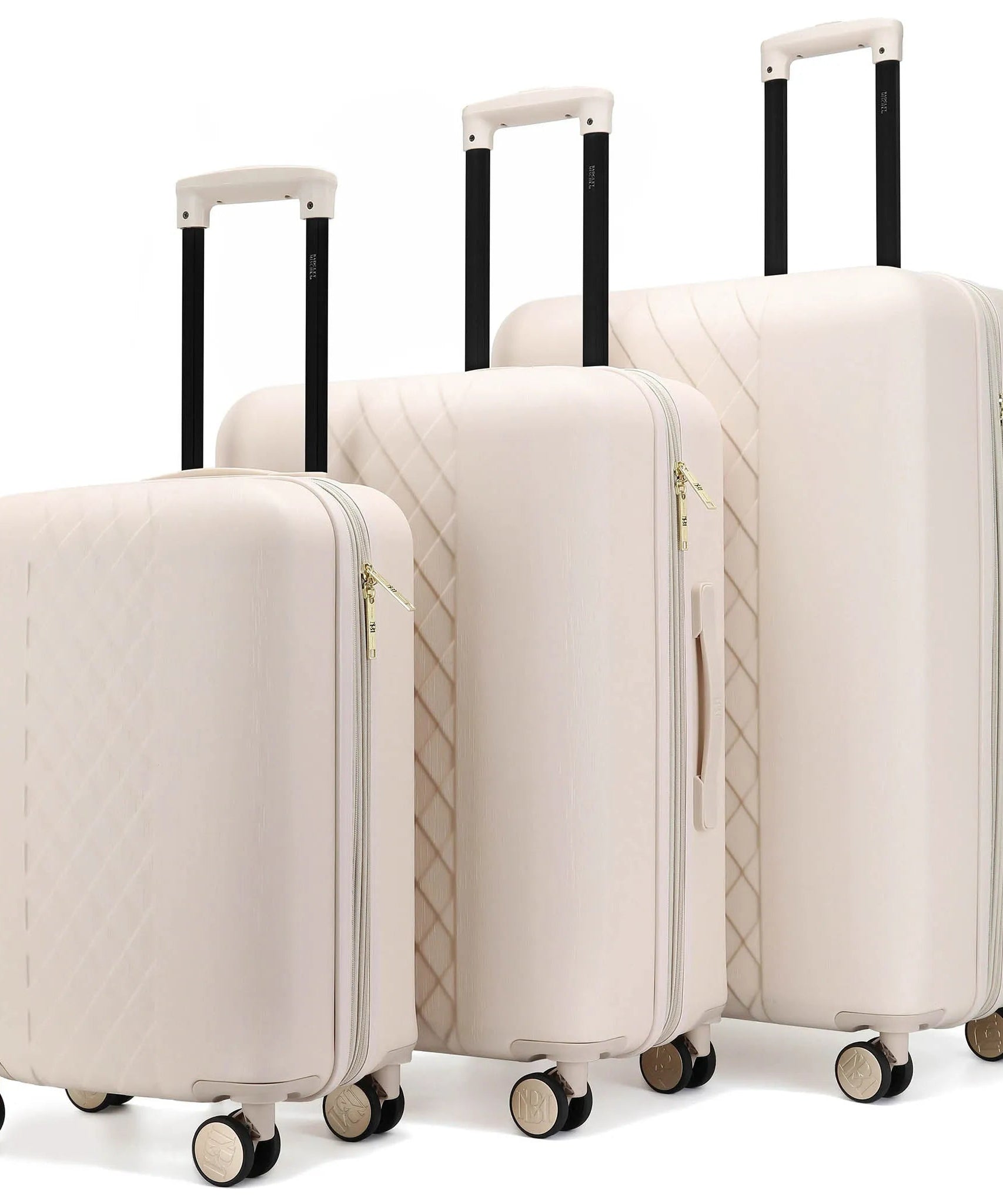Diamond 3-teiliges erweiterbares elegantes Koffer-Set