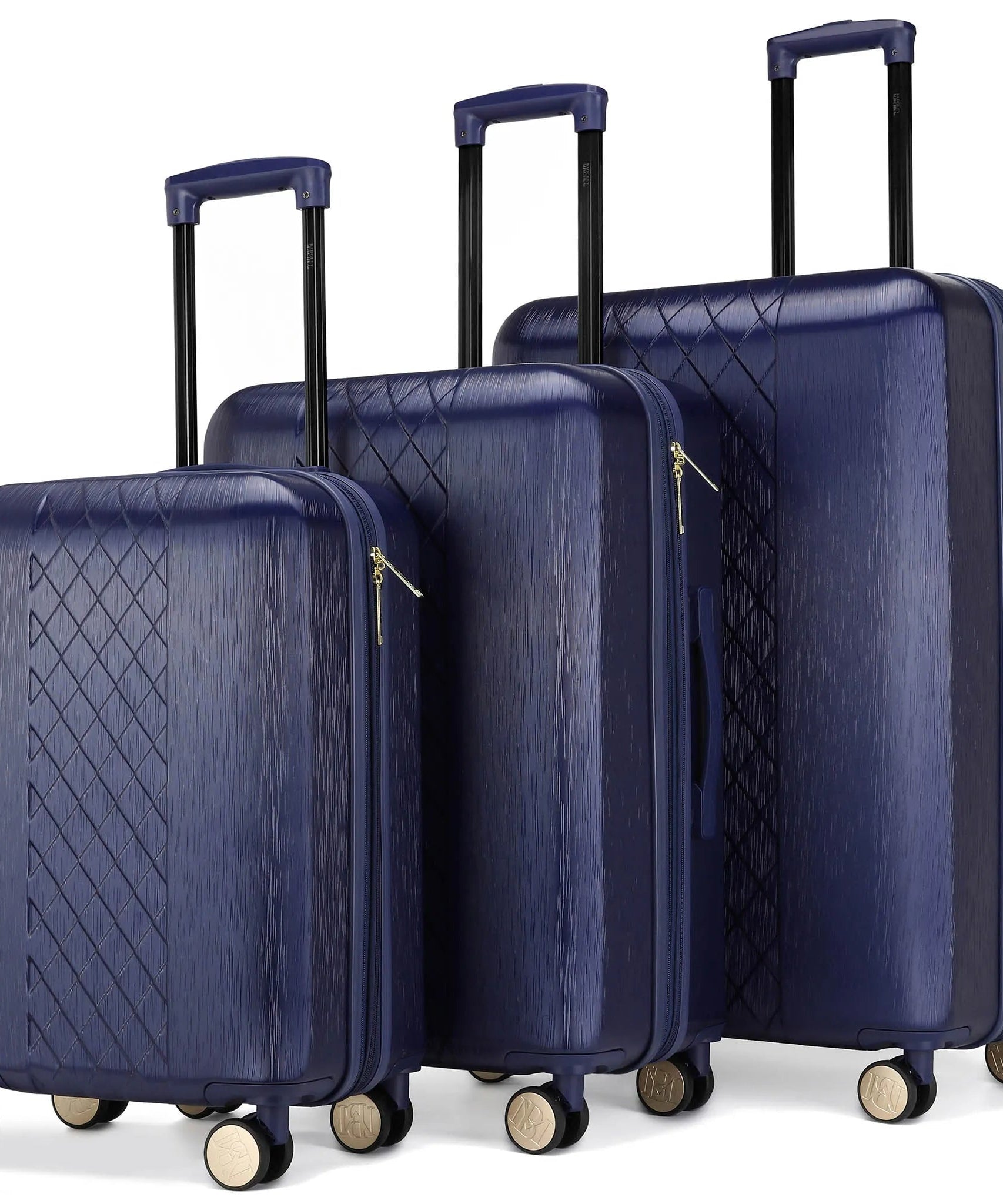 Diamond 3-teiliges erweiterbares elegantes Koffer-Set
