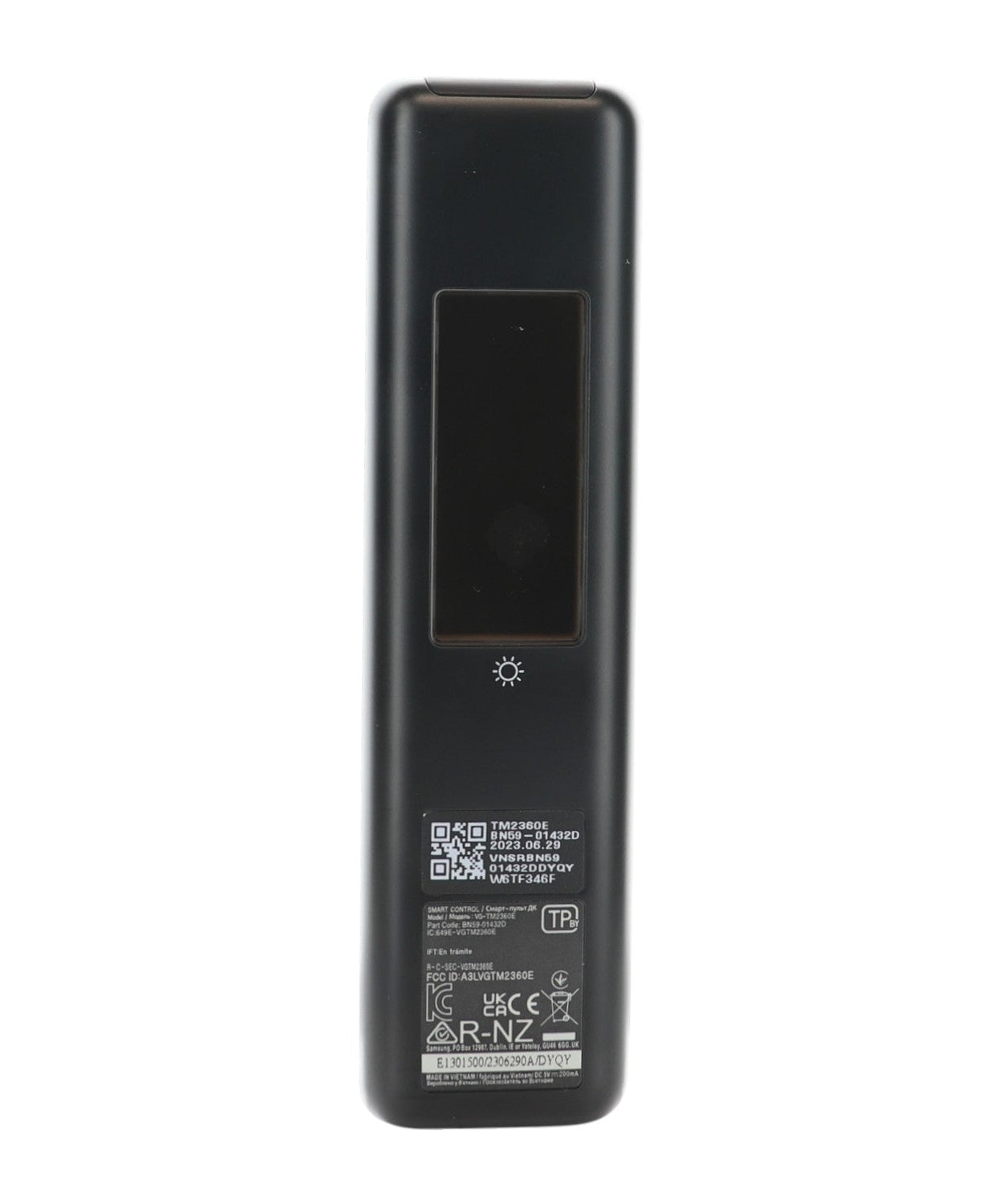Samsung BN59-01432D Solarcell Smart remote Control with Voice - BN5901432D TM2360E