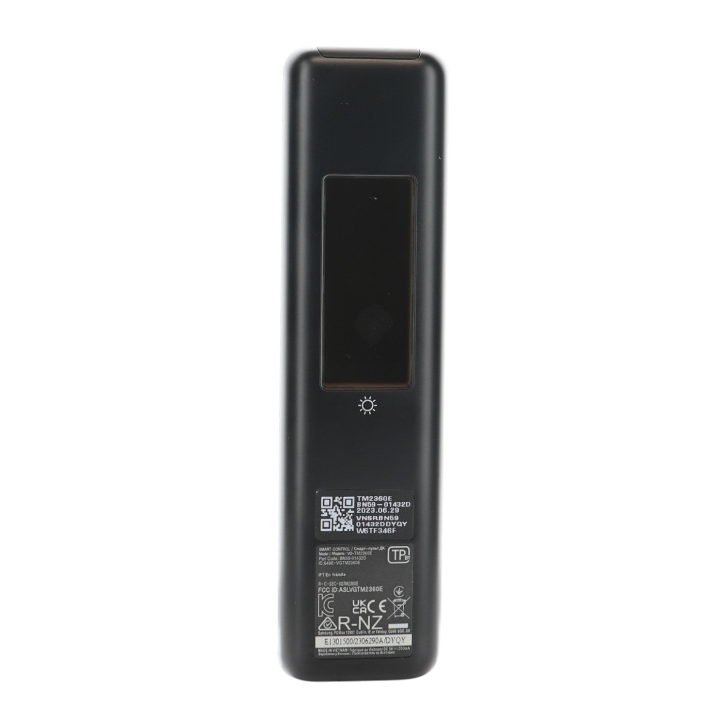Samsung BN59-01432D Solarcell Smart remote Control with Voice - BN5901432D TM2360E