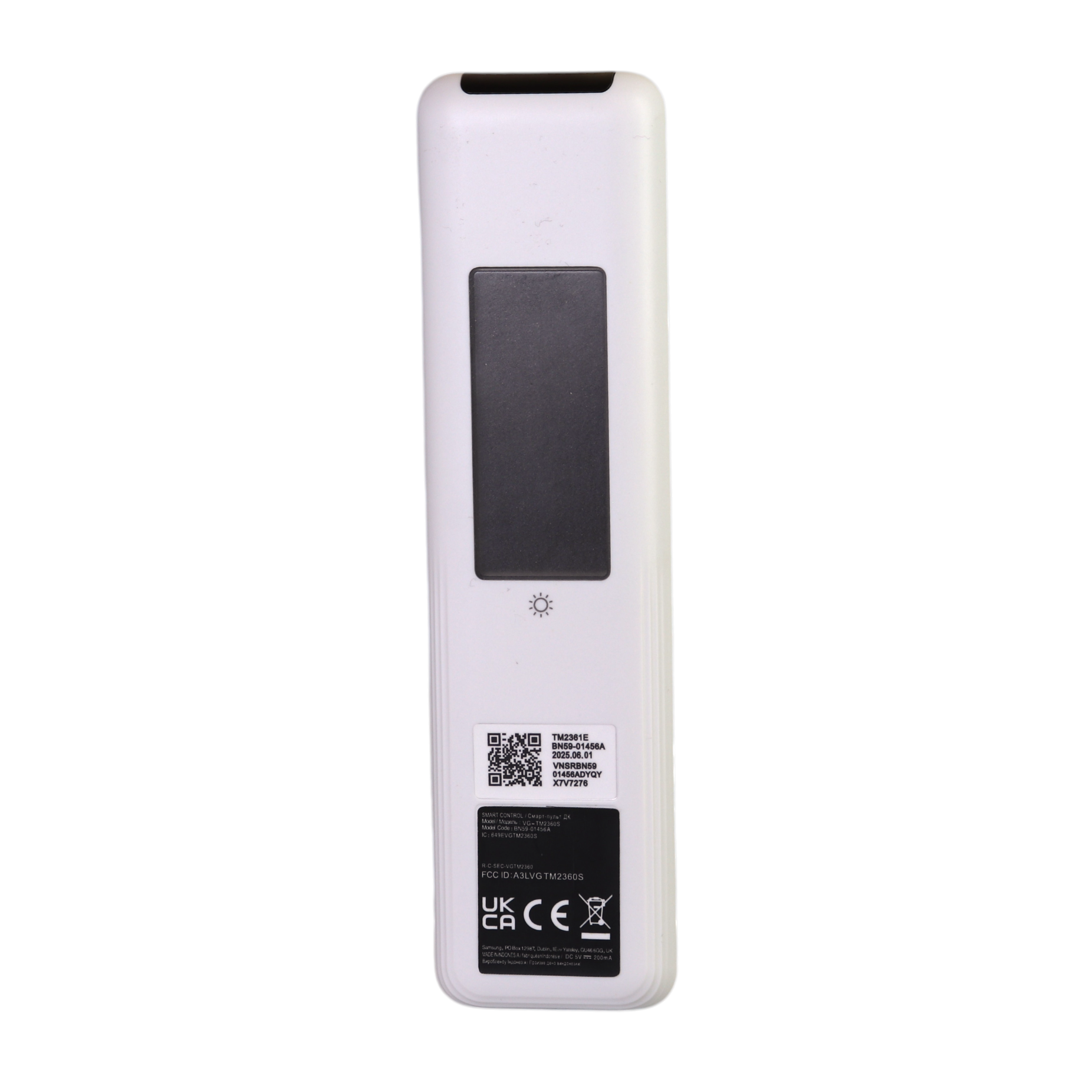Samsung BN59-01456A / TM2361E SolarCell Smart Touch TV Remote Control | 2023 | The Frame | White - BN5901456A