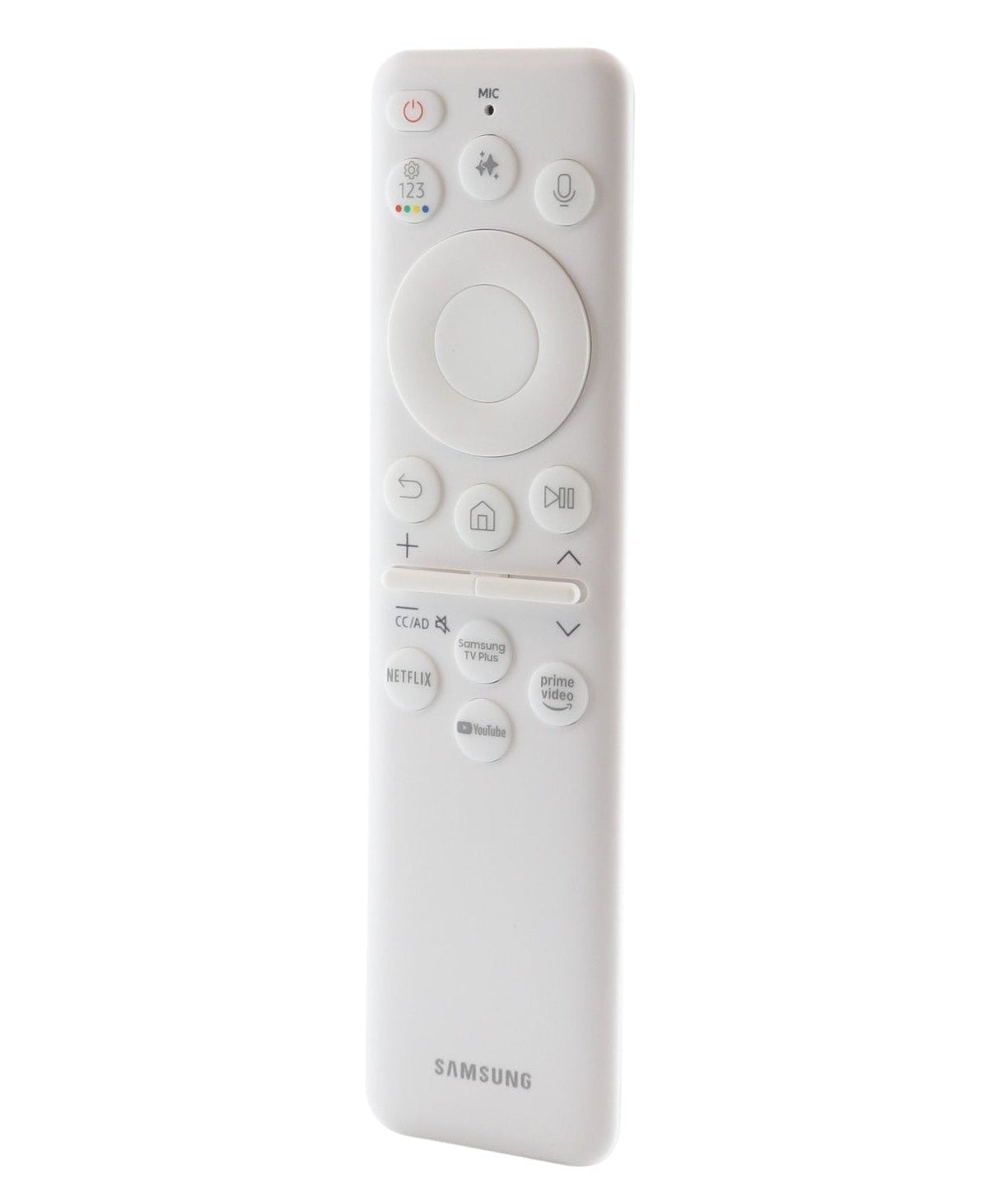 Samsung BN59-01482A / TM2561E Smart Monitor and The Frame TV Remote Control | White | SolarCell | Voice | Ai | USB - BN5901482A