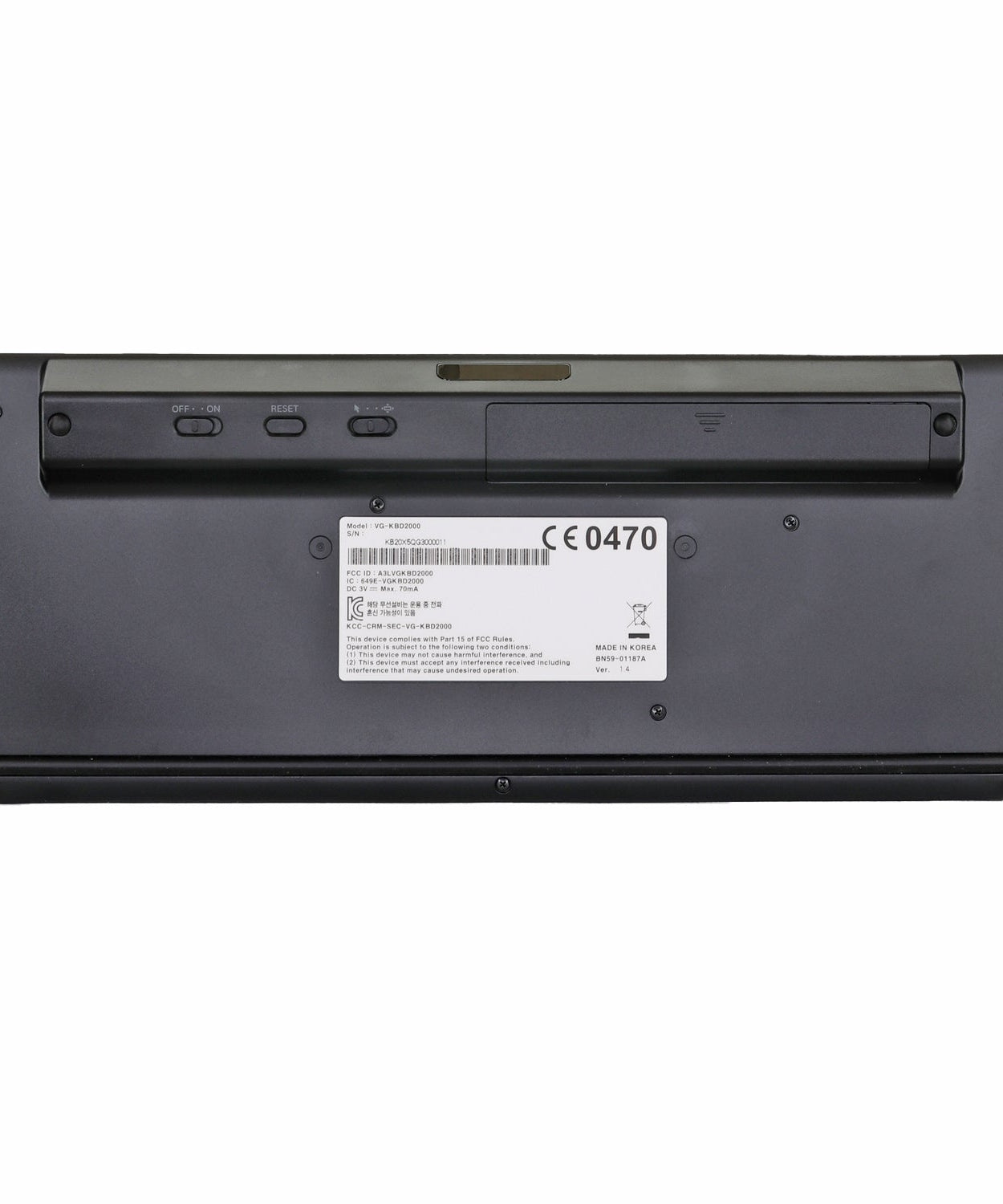 Samsung BN59-01162A | VGKBD2000 TV Wireless Keyboard Remote Control - BN5901162A