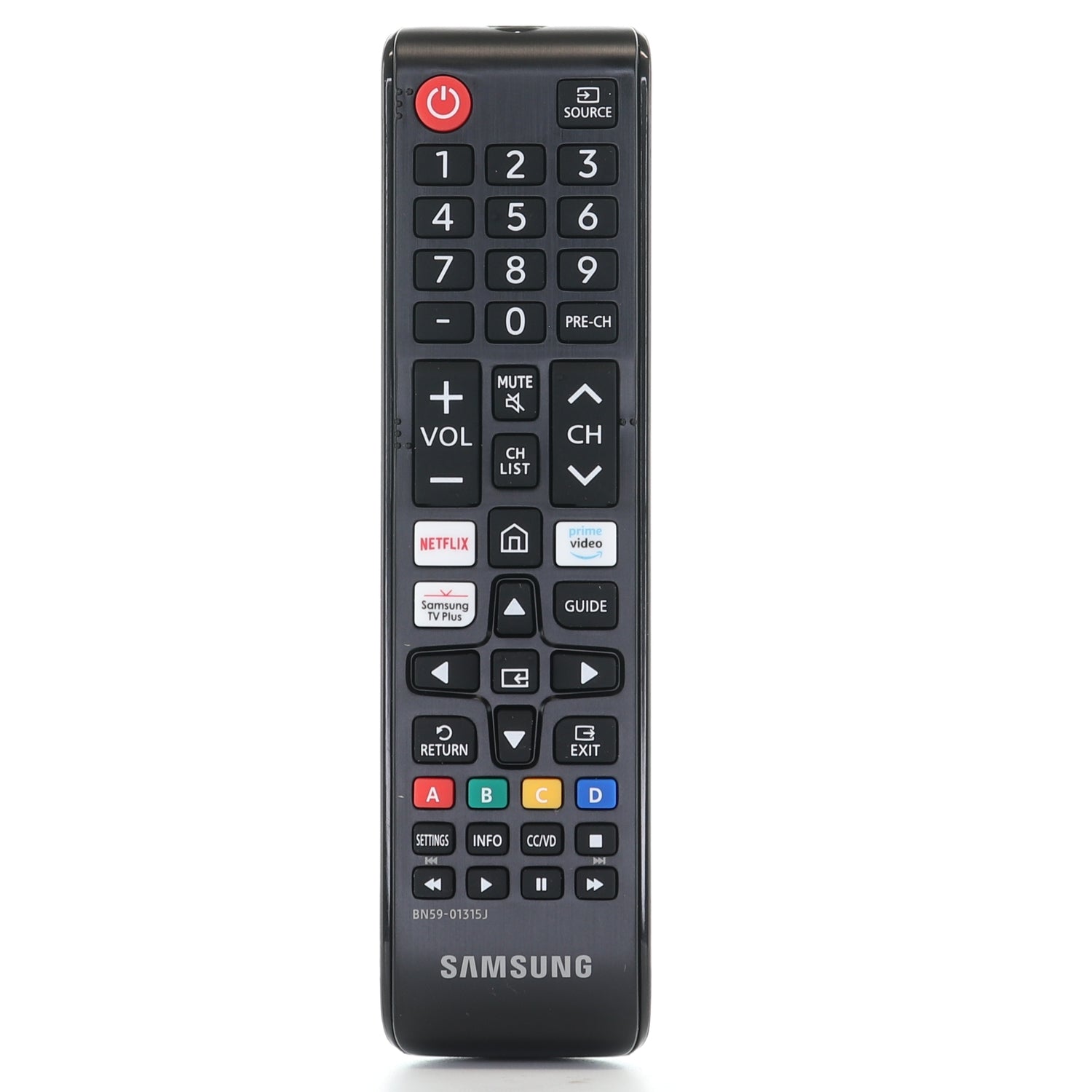 Samsung BN59-01315J for 2018 TV Remote Control | 4K Crystal UHD HDR | Netflix | Prime Video | Samsung TV Plus - BN5901315J