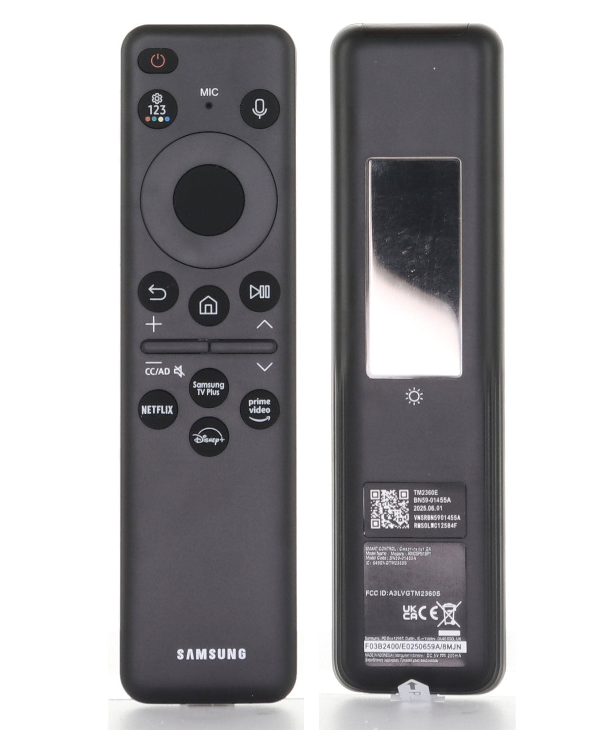 Samsung BN59-01455A / TM2360E Eco Smart TV Remote Control | Voice | SolarCell - BN5901455A