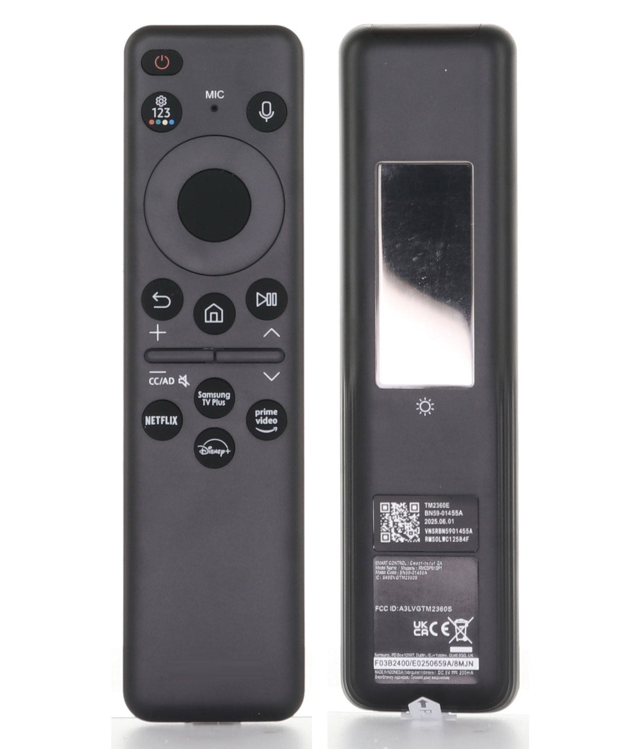 Samsung BN59-01455A / TM2360E Eco Smart TV Remote Control | Voice | SolarCell - BN5901455A
