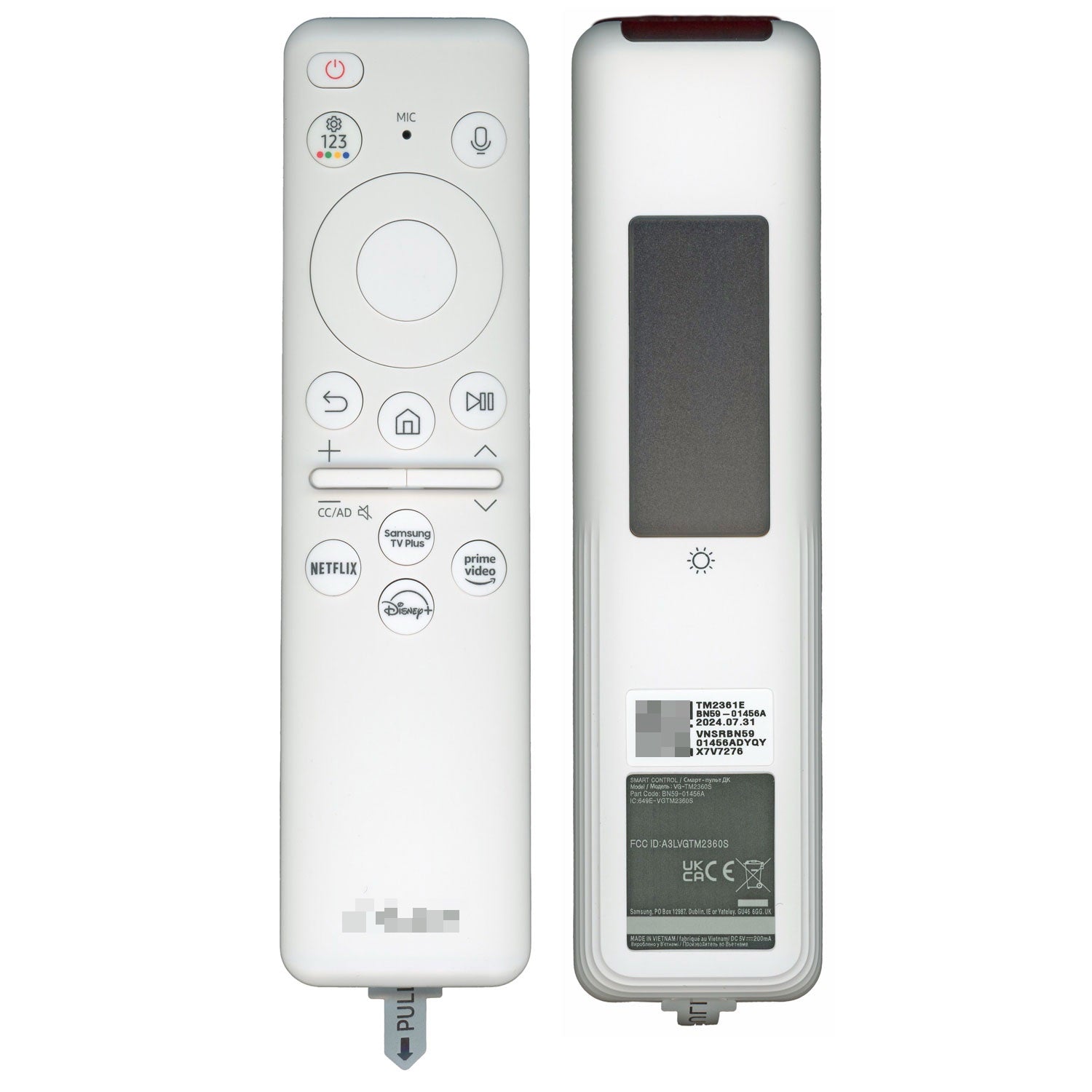 Samsung BN59-01391A / TM2281E SolarCell Smart Touch TV Remote Control | The Frame | RF with VOICE - BN5901391A