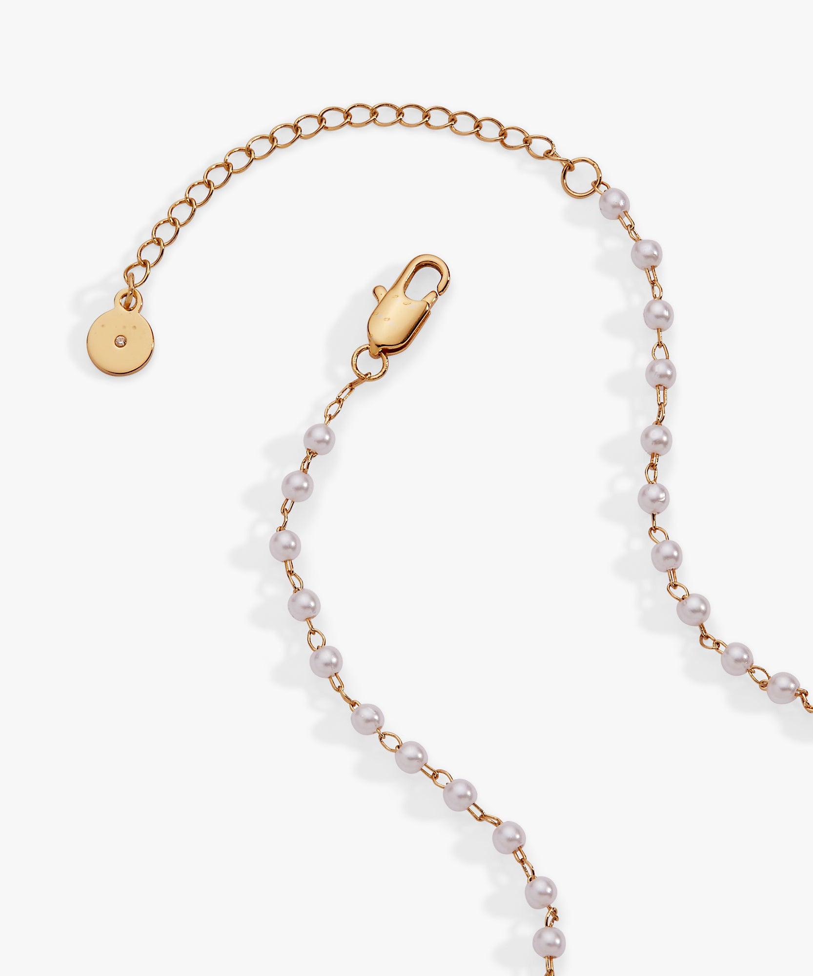 Bow Pearl Coquette Necklace