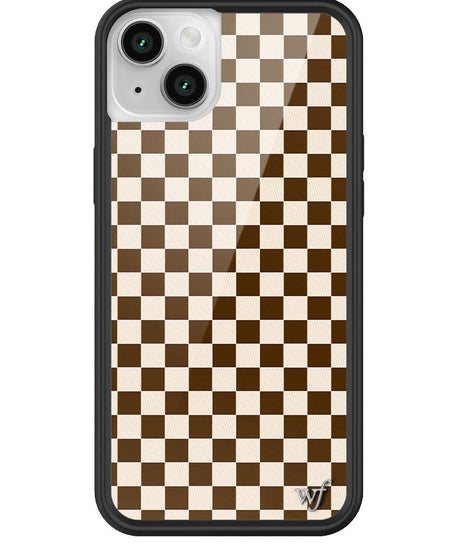 Checkers | Brown iPhone Case
