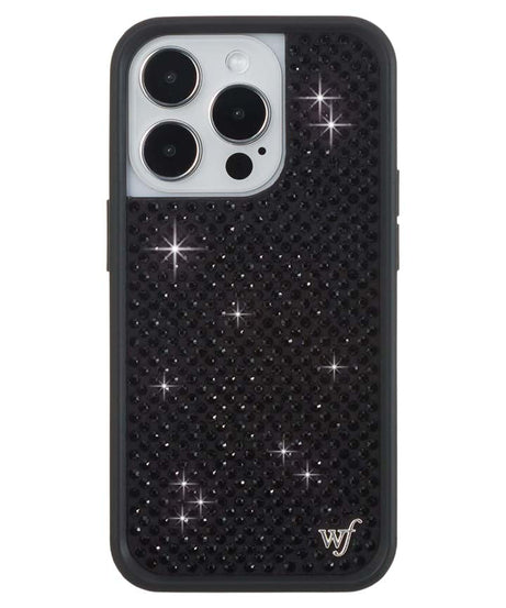 Rhinestone iPhone Case | Black