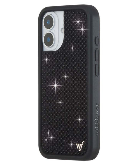 Rhinestone iPhone Case | Black