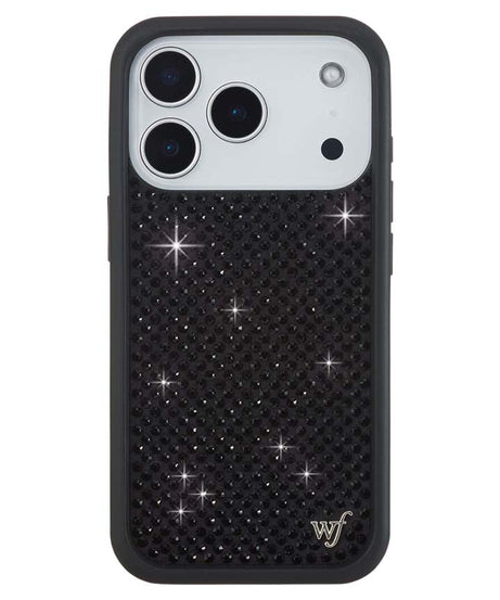 Rhinestone iPhone Case | Black