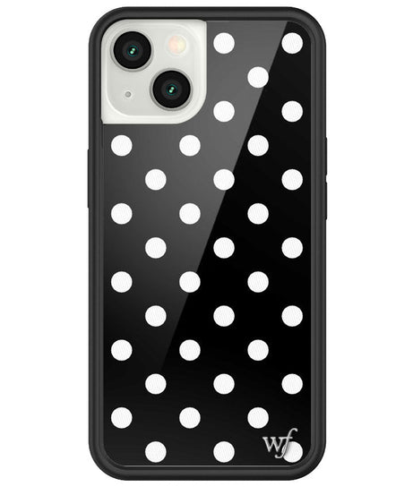 Polka Dot | Black and White iPhone Case