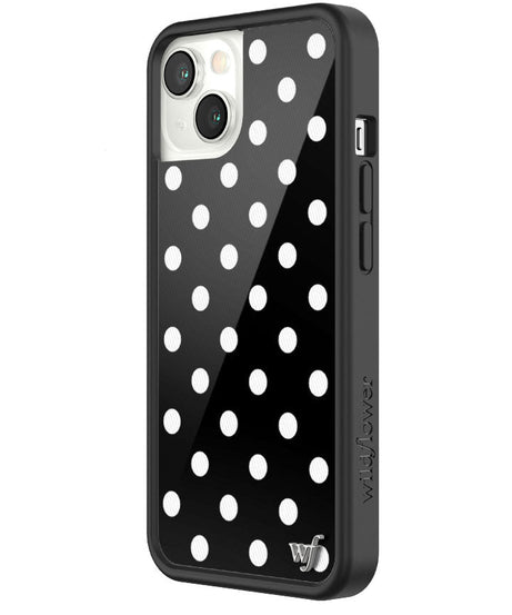 Polka Dot | Black and White iPhone Case
