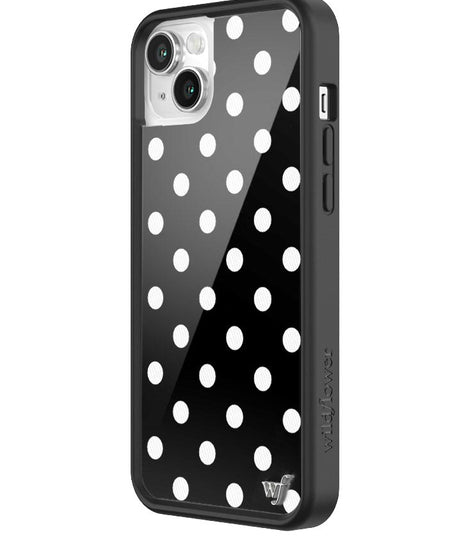 Polka Dot | Black and White iPhone Case