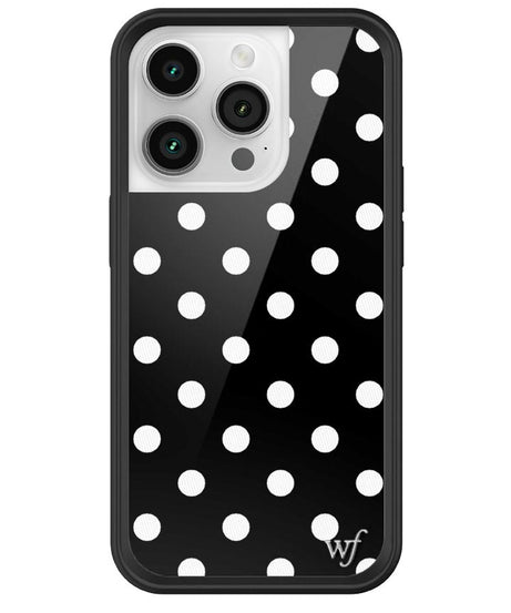 Polka Dot | Black and White iPhone Case
