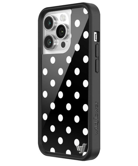 Polka Dot | Black and White iPhone Case