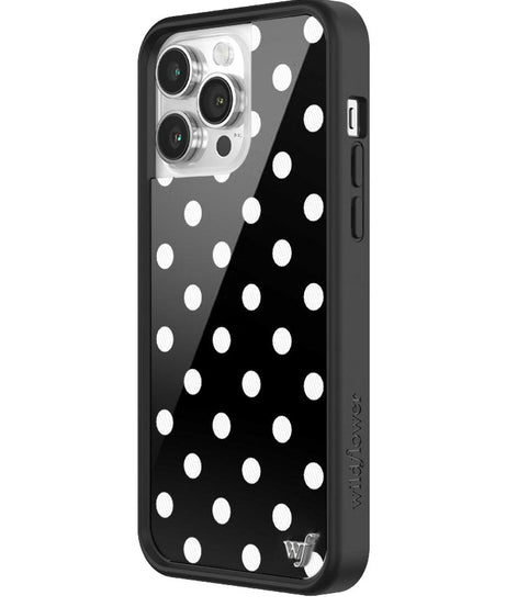 Polka Dot | Black and White iPhone Case