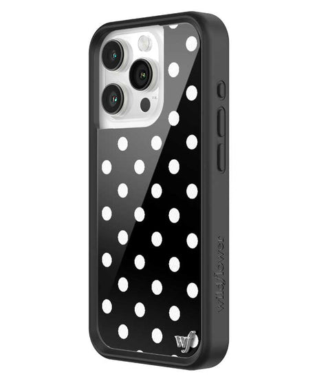 Polka Dot | Black and White iPhone Case