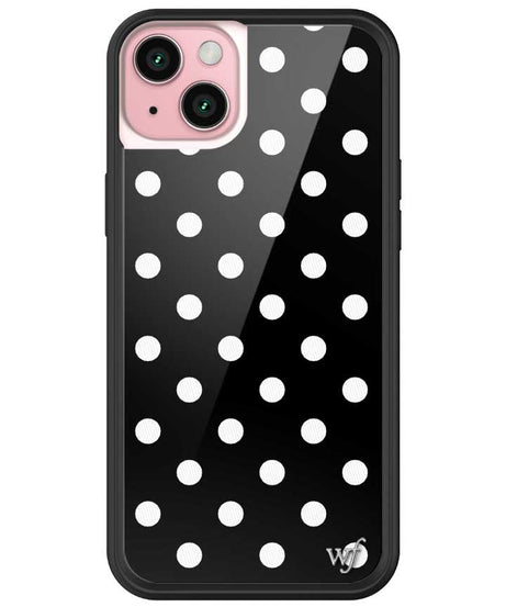 Polka Dot | Black and White iPhone Case