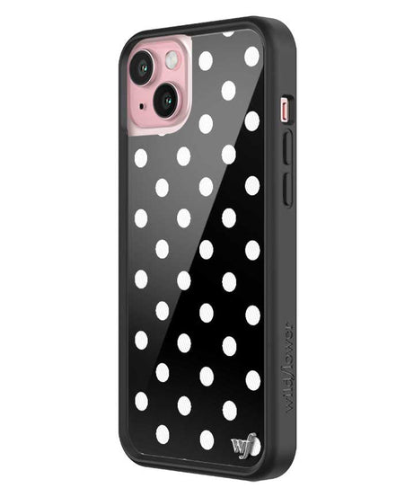 Polka Dot | Black and White iPhone Case