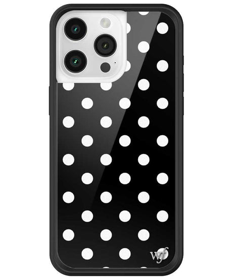 Polka Dot | Black and White iPhone Case