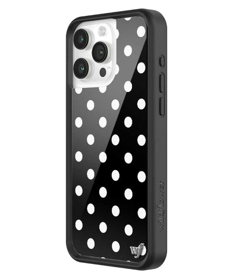 Polka Dot | Black and White iPhone Case