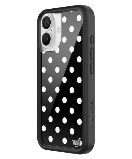 Polka Dot | Black and White iPhone Case