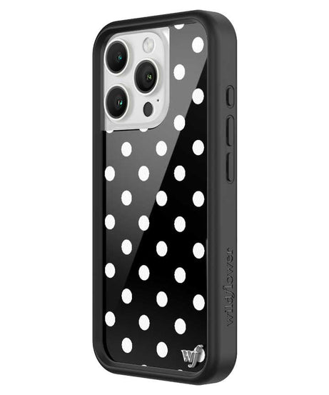 Polka Dot | Black and White iPhone Case