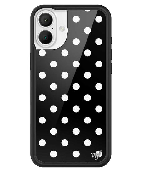 Polka Dot | Black and White iPhone Case