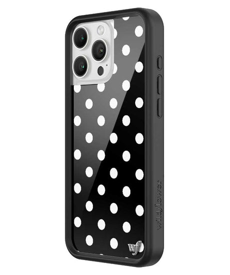 Polka Dot | Black and White iPhone Case