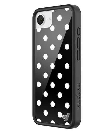 Polka Dot | Black and White iPhone Case