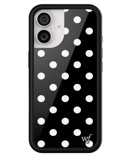Polka Dot | Black and White iPhone Case