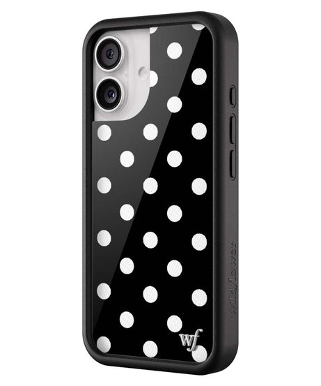 Polka Dot | Black and White iPhone Case