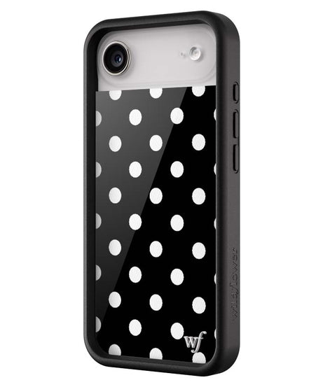 Polka Dot | Black and White iPhone Case