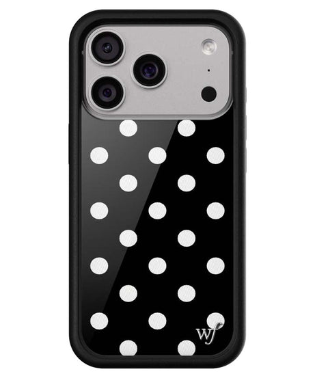 Polka Dot | Black and White iPhone Case