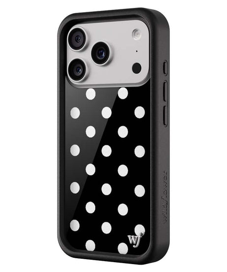 Polka Dot | Black and White iPhone Case