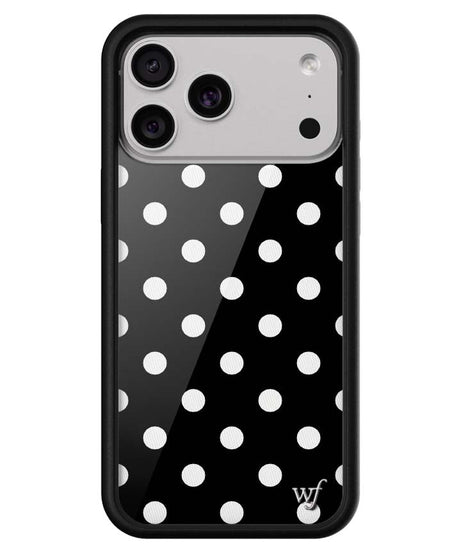 Polka Dot | Black and White iPhone Case