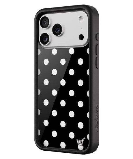 Polka Dot | Black and White iPhone Case