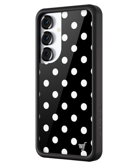 Polka Dot | Black and White Samsung Galaxy Case