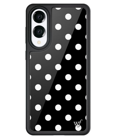 Polka Dot | Black and White Samsung Galaxy Case