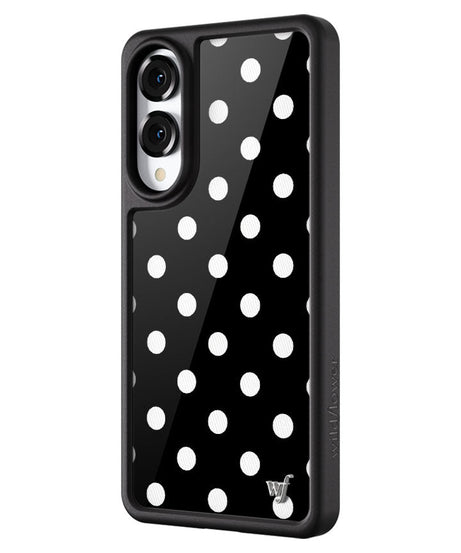 Polka Dot | Black and White Samsung Galaxy Case