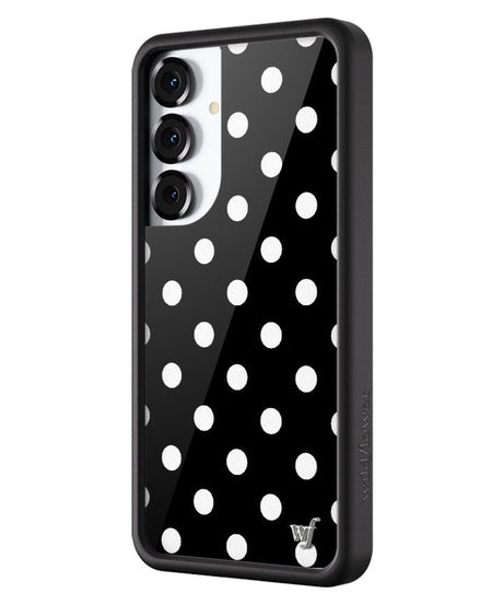 Polka Dot | Black and White Samsung Galaxy Case