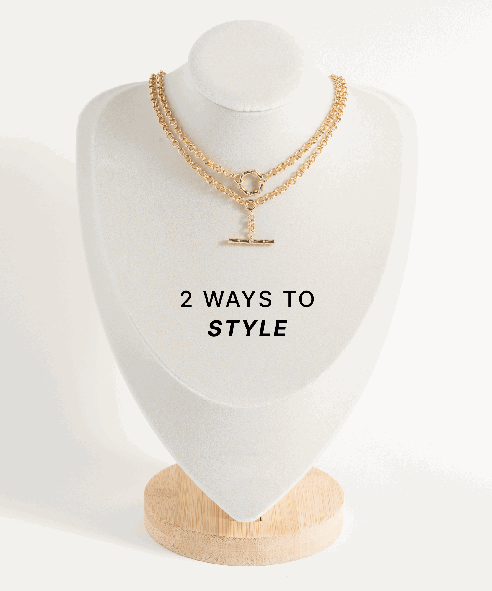 Bamboo Convertible Necklace or Bracelet