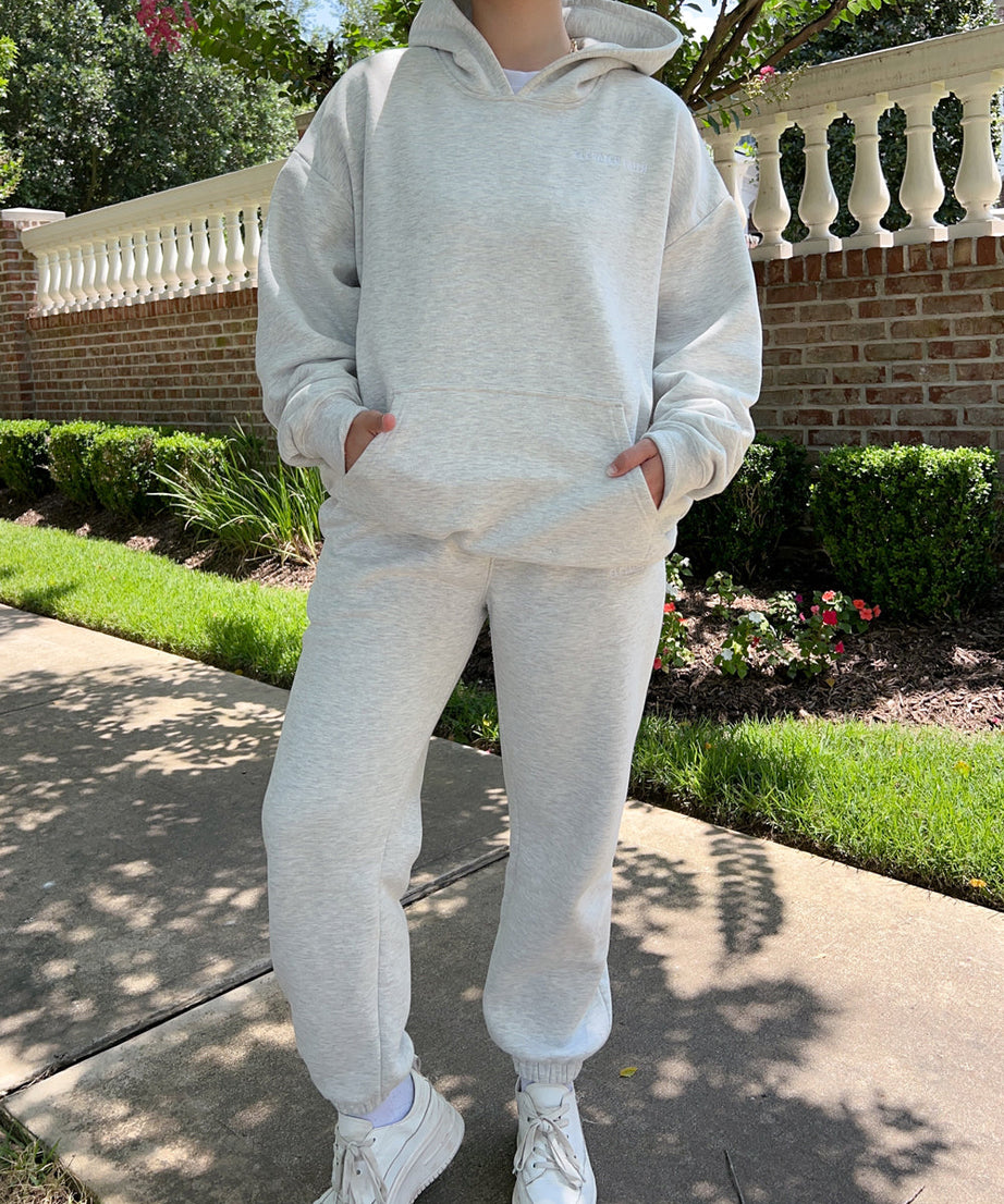 Basics Cloud Grey Unisex Hoodie