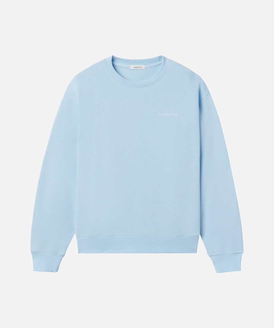 Basics Dream Blue Unisex Crewneck