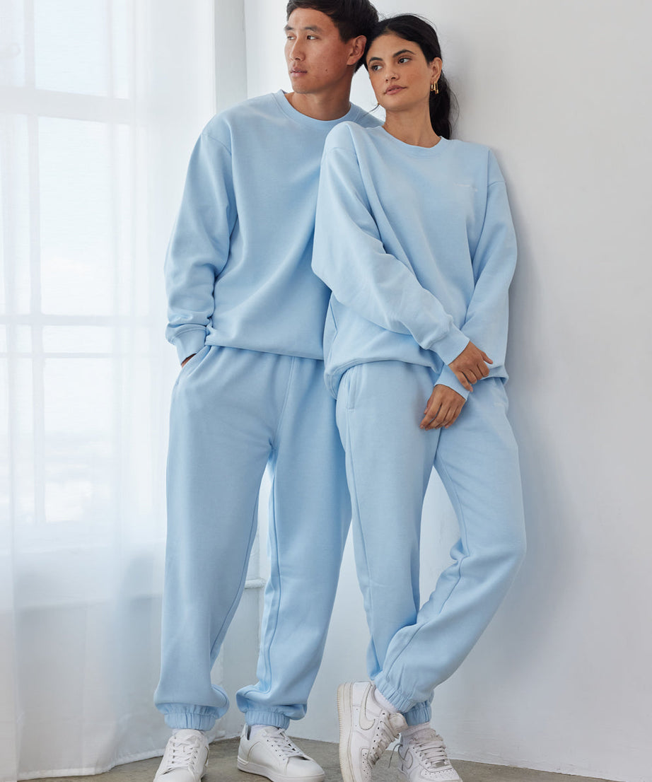 Basics Dream Blue Unisex Crewneck