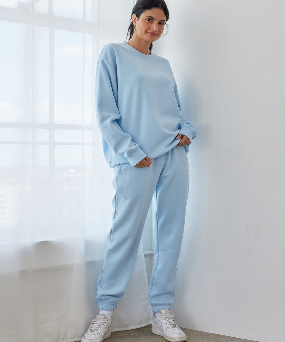 Basics Dream Blue Unisex Crewneck